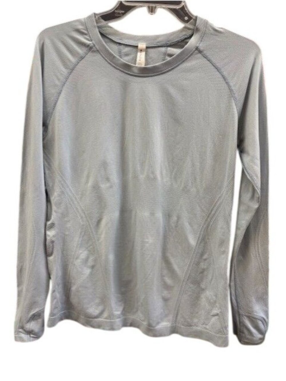 Athleta Womens Long Sleeve Gray Performance Top Size L